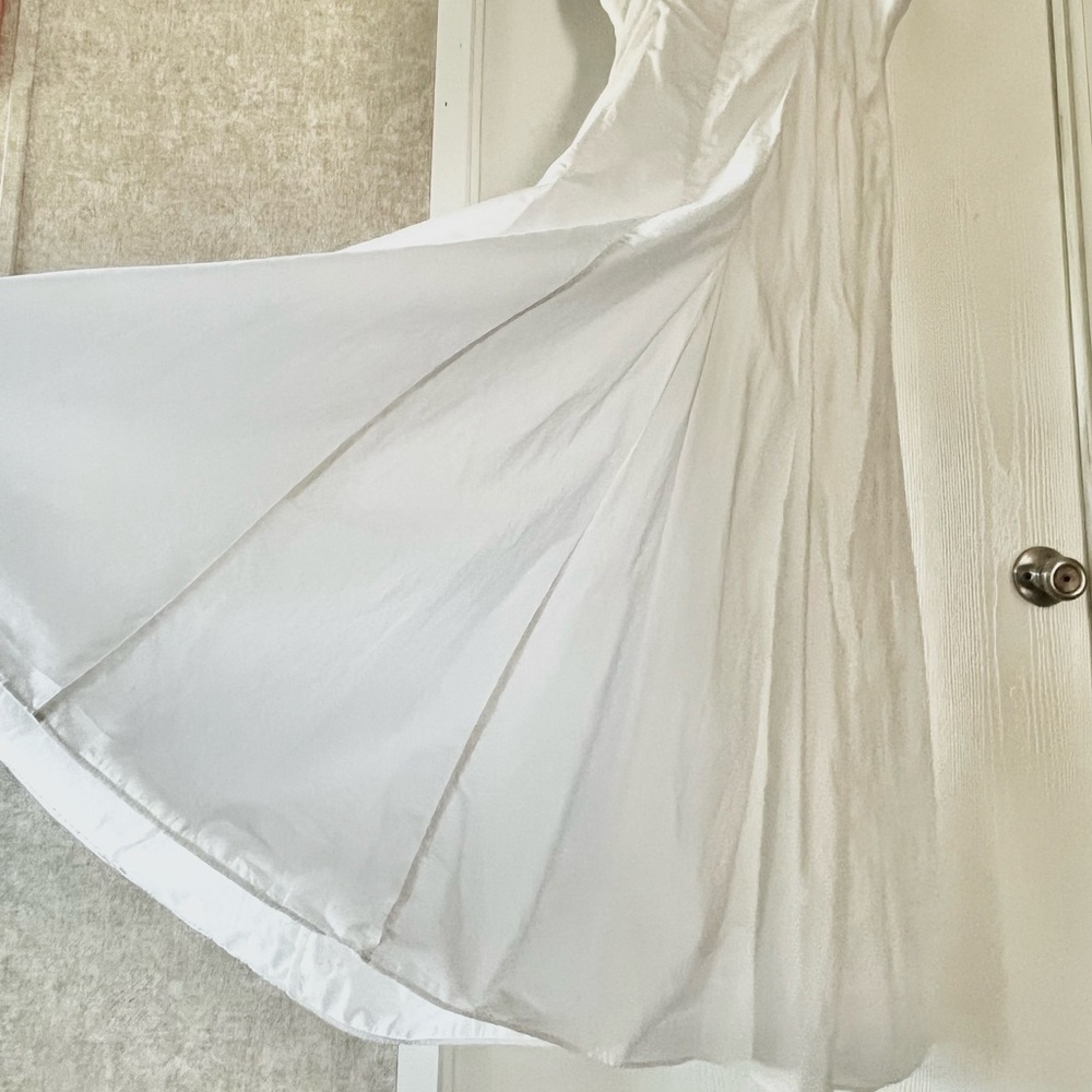 J. Crew Crips White Button-Down Maxi Dress - Picture 5 of 10